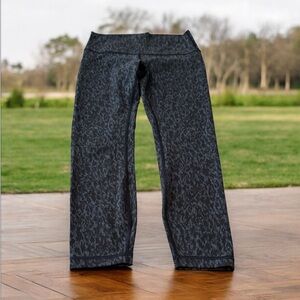 lululemon Black Patterned Leggings